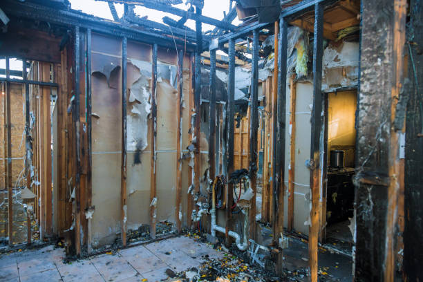 Professional Emergency Fire Cleanup technician working in White Bluff, TN